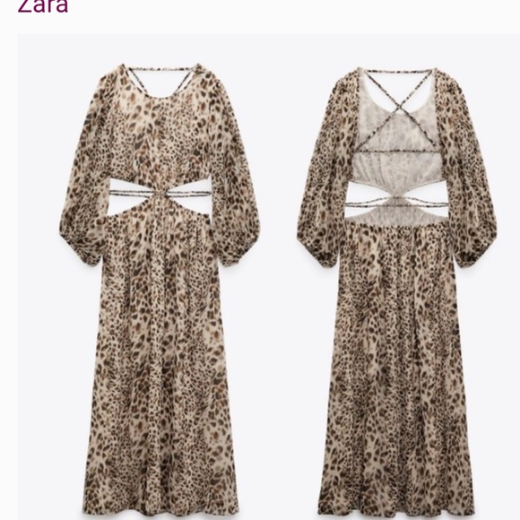 Zara animal print dress - Picture 4 of 4